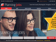 Tablet Screenshot of planningjobs.com